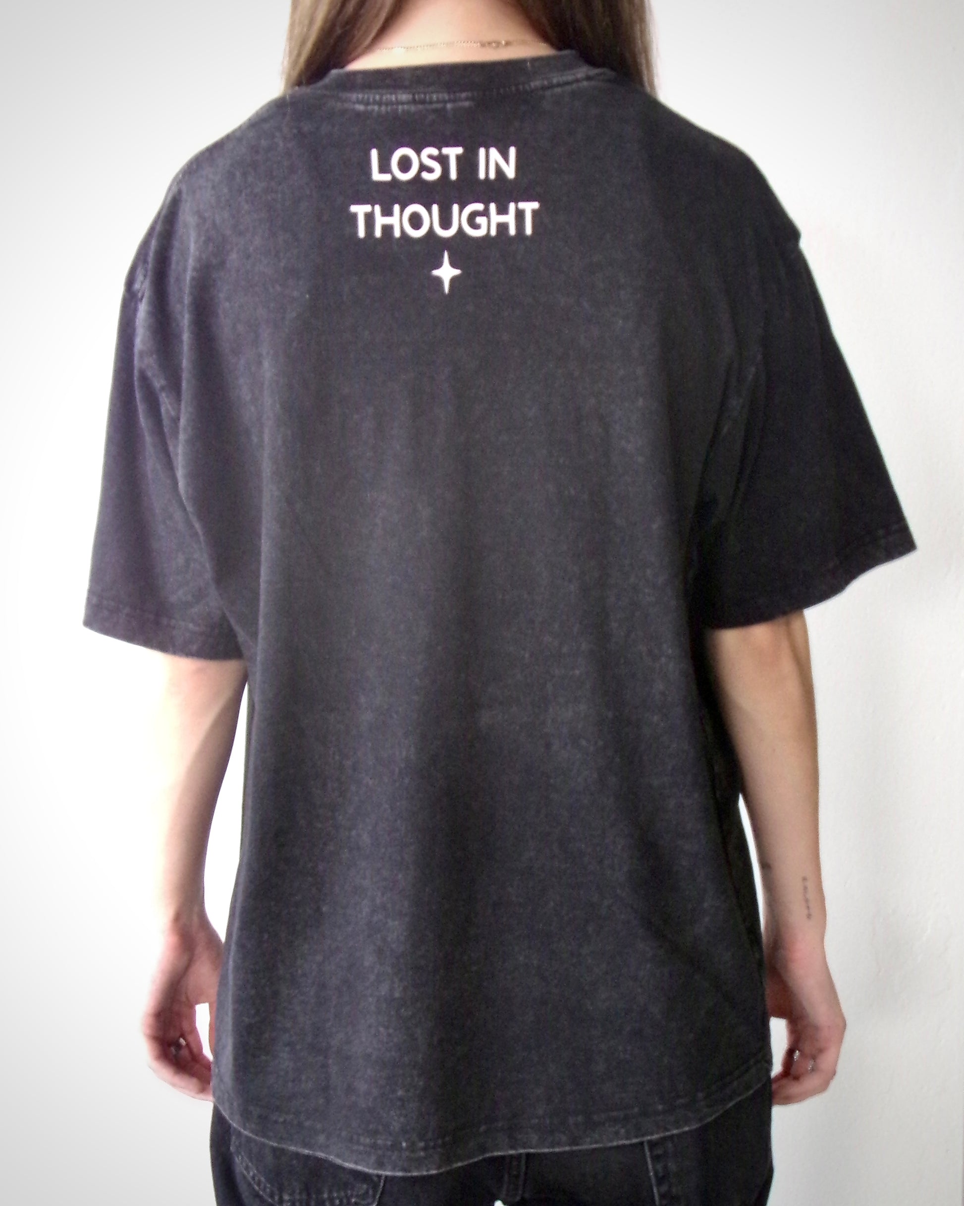 Back of the Lost in Thought tee