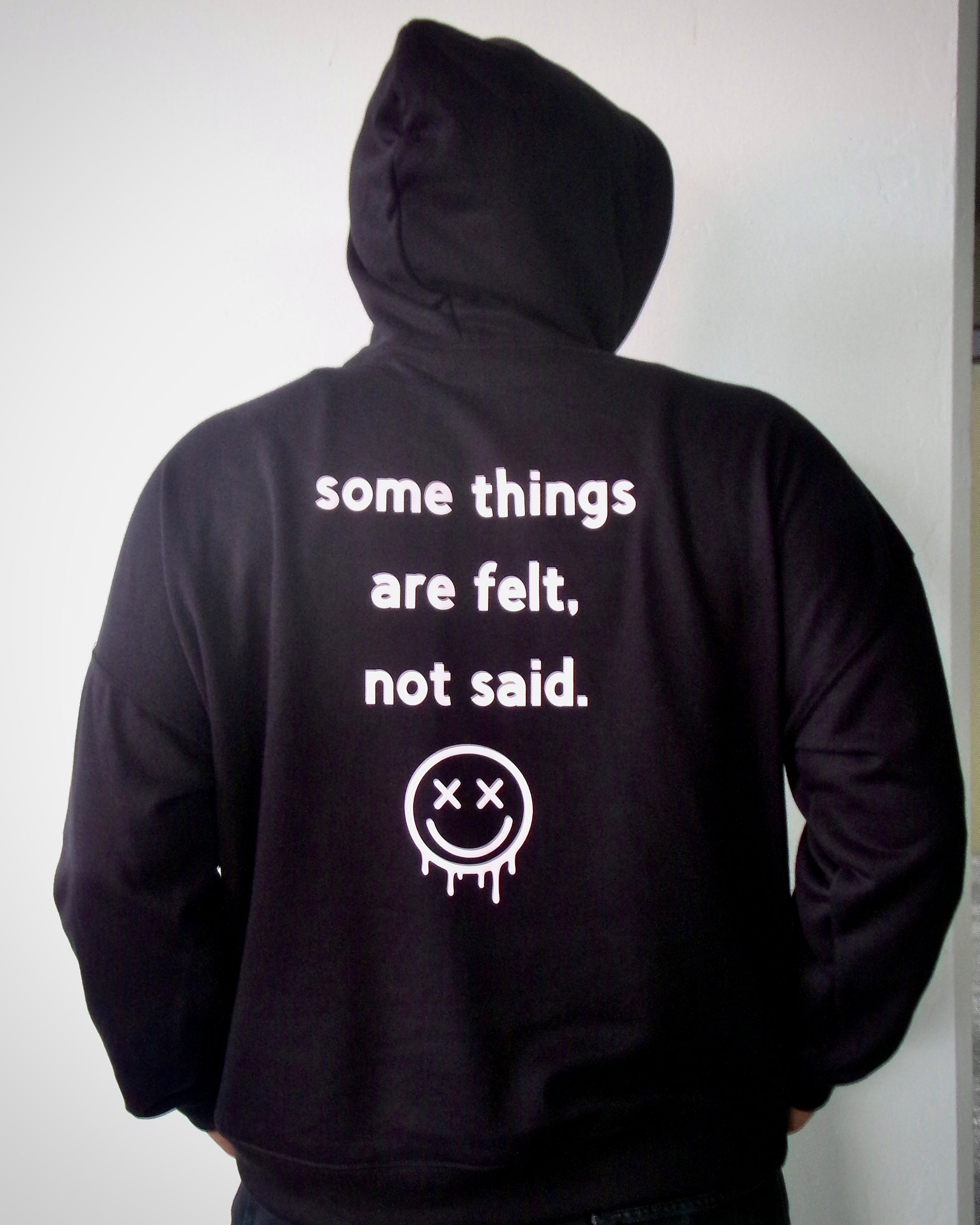 Back of the FELT, NOT SEEN Hoodie